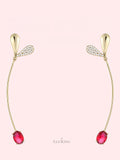 Spring Heart Drop Earrings