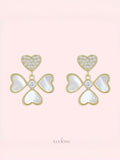Stellar Cross Shell Earrings