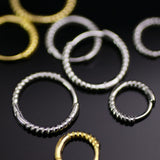 Twisted Rope Cartilage Hoop