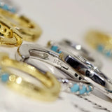 Blue Baroque Cartilage Hoop