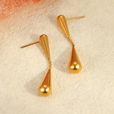 Minimalist Geometric Teardrop Earrings