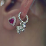 Sweet Heart Bow Stud