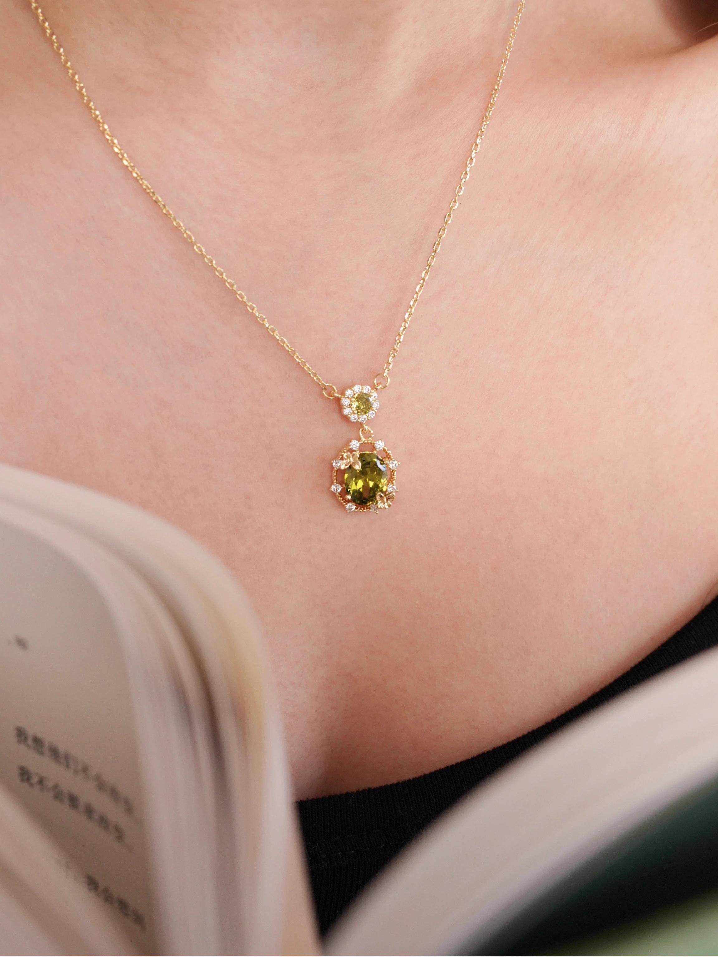 art deco pendant necklace