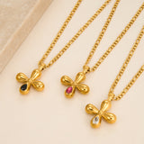 Sweet Chic Four-Leaf Clover Necklace