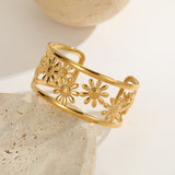 Textured Wide Cuff Bracelet