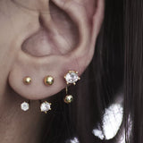 Classic Six Prong CZ Stud