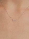 S925 Sterling Silver “Dream” Letter Pendant Necklace