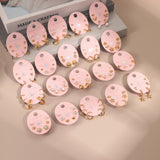 Three-Pair Titanium Steel Stud Earrings – Dazzling Cubic Zirconia, Stylish Design