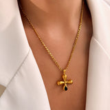 Sweet Chic Four-Leaf Clover Necklace