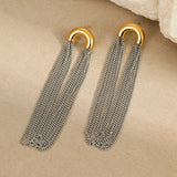 C Shape Tassel Earring