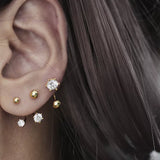 Classic Six Prong CZ Stud