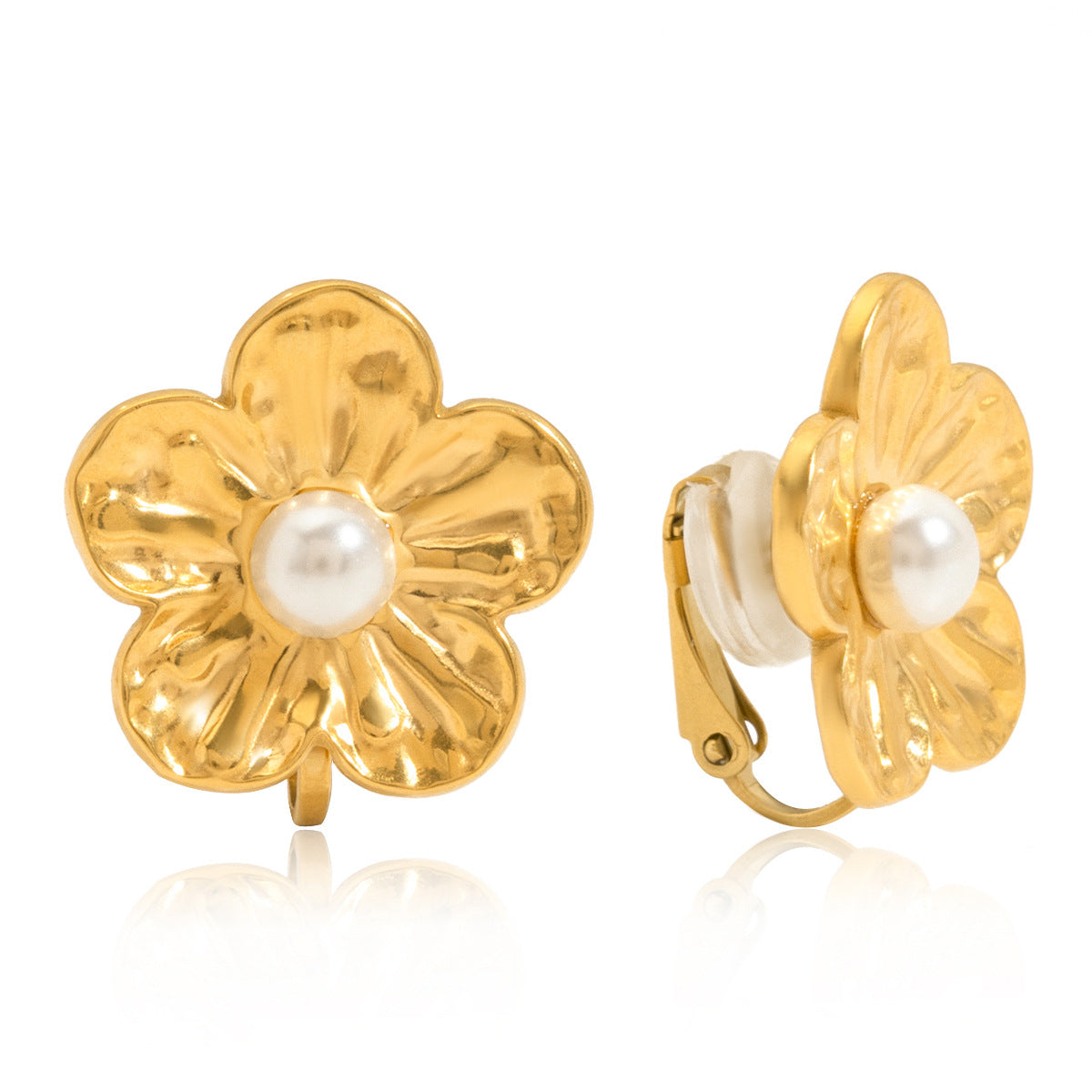 Flower Ear Cuffs
