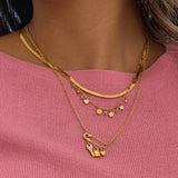 Paperclip Charms Necklace