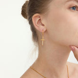 Sword Cross Earrings