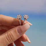 Delicate CZ Stainless Steel Ring – Luxury Minimalist Adjustable Finger Ring