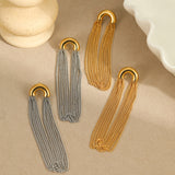 C Shape Tassel Earring