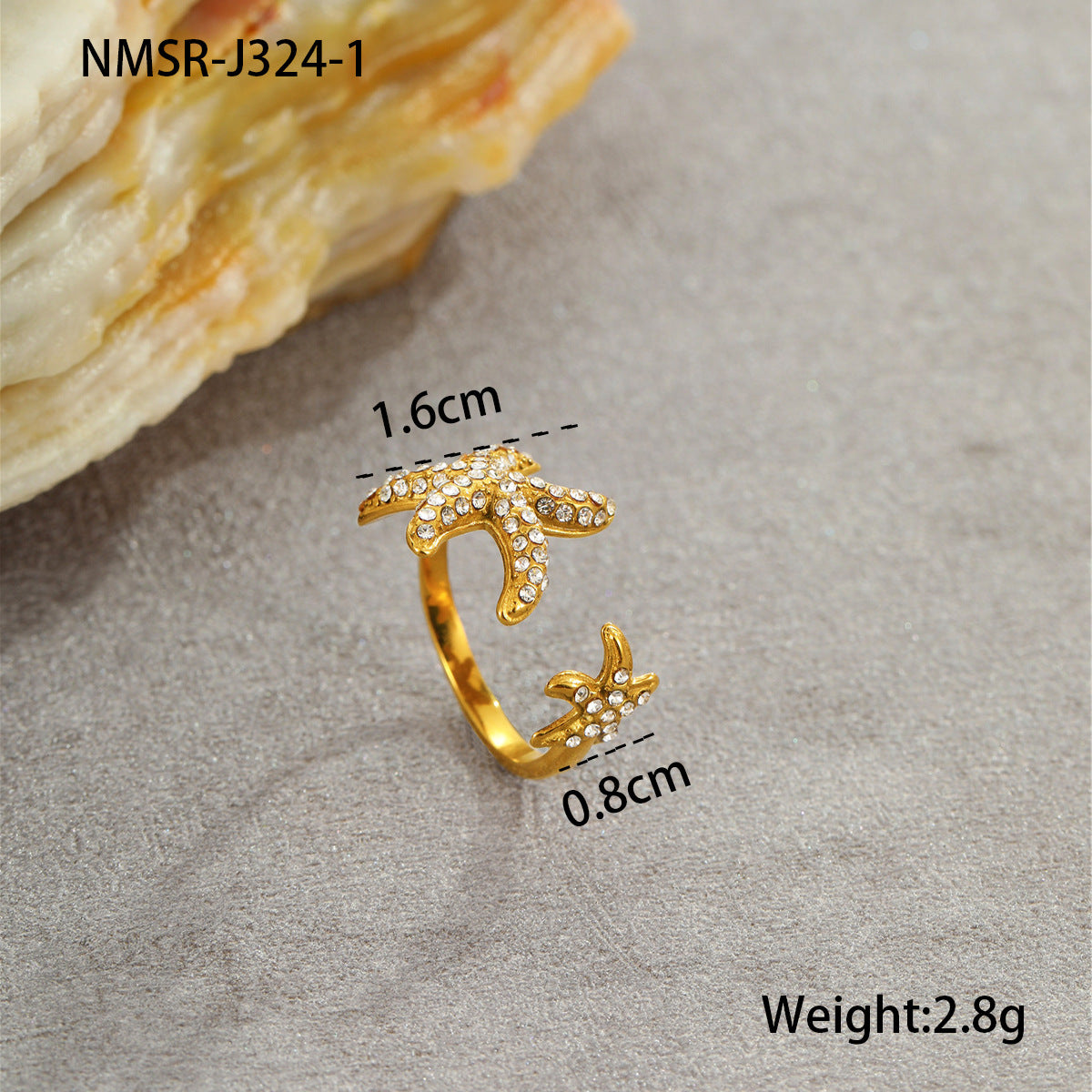 Starfish & Shell Rings