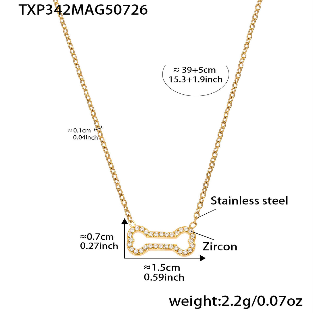 Chili Pepper & Bone Layered Necklace Bracelet – 5A Zircon Stainless Steel, Tarnish-Resistant, Dainty Layering Jewelry