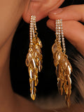 art deco dangle earrings
