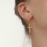 Sword Cross Earrings