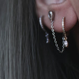 Mermaid Teardrop Hoop Earring