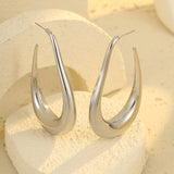 Hollow U-Shaped Stud Earrings
