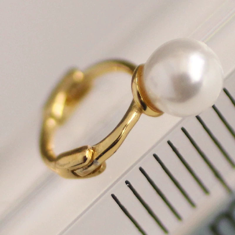 Pearl CZ Vintage Ear Cuff 925 Sterling Silver