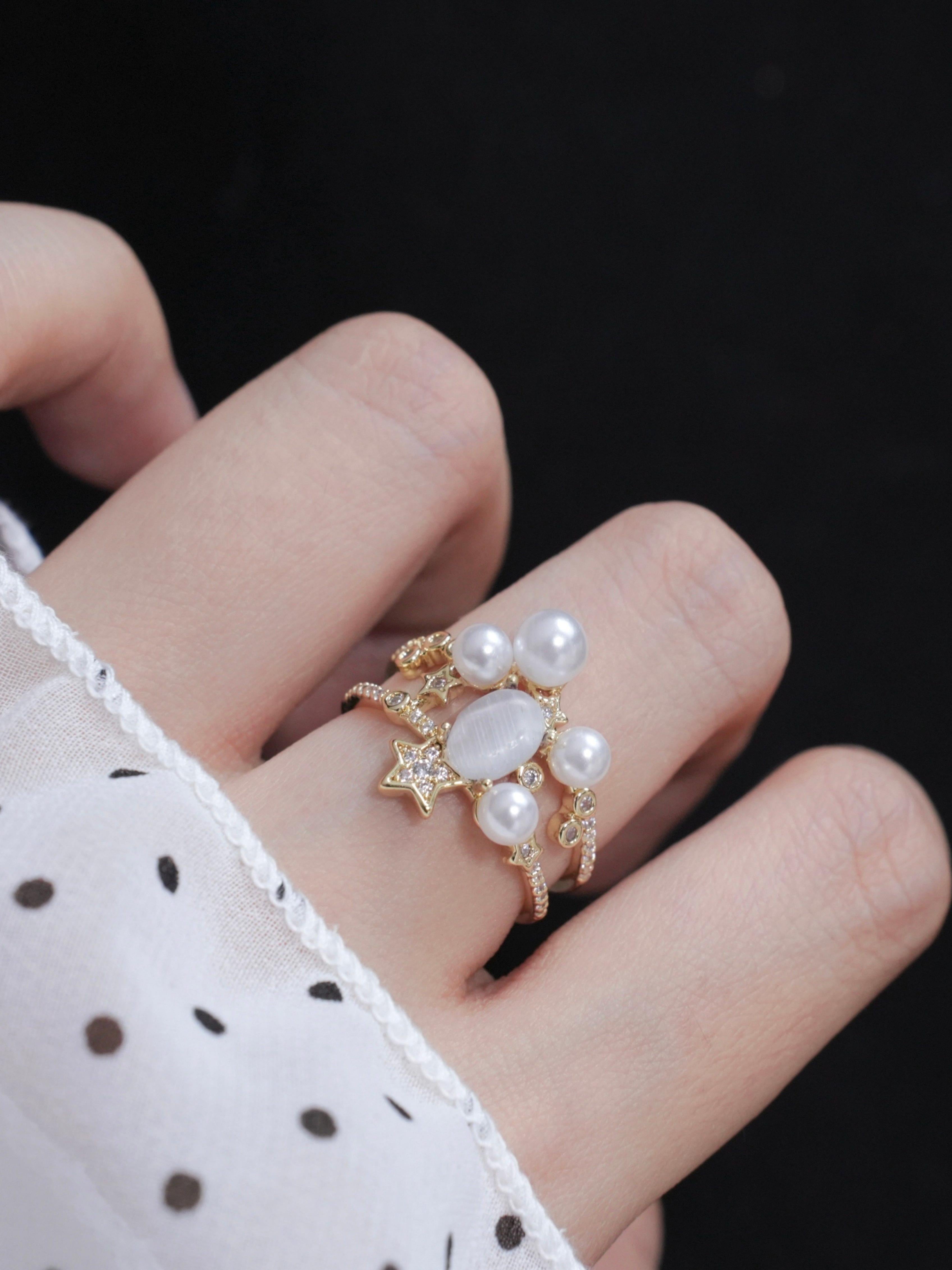 art deco cocktail ring