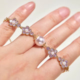 Midsummer Night’s Dream Purple Zircon Butterfly Bracelet