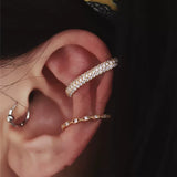 Sleep-Friendly Pavé C Ear Stud