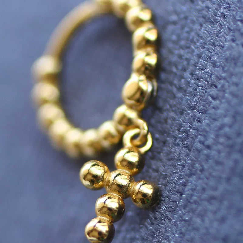 Pavé Cross Sterling Silver Ear Cuff 925 Sterling Silver