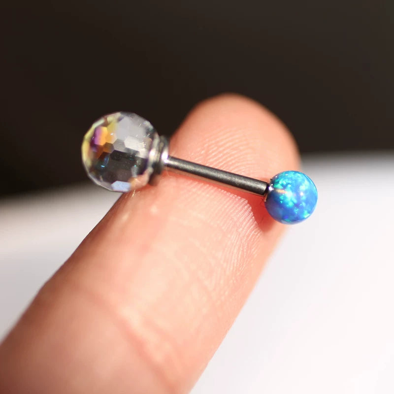 Aurora Opal Chunky Stud