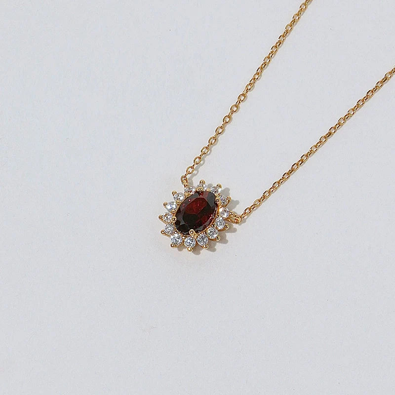 S925 Sterling Silver Vintage Princess Diana Necklace