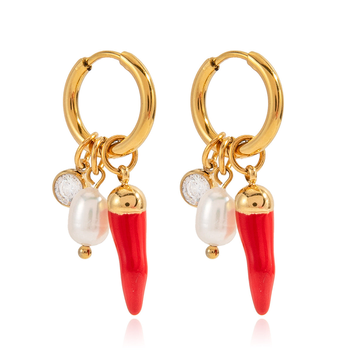 Luxury Chili Pepper Earrings