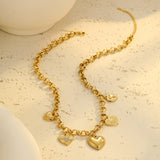 Heart Pendant Necklace & Bracelet – Delicate Design, Elegant & Chic