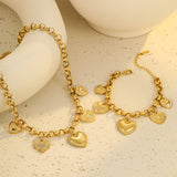 Heart Pendant Necklace & Bracelet – Delicate Design, Elegant & Chic