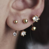 Classic Six Prong CZ Stud