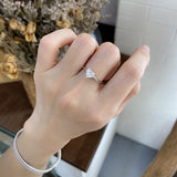 925 Silver Heart-Shaped Ring
