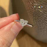 925 Silver Heart-Shaped Ring