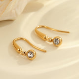 Dainty Rhinestone Drop Earring