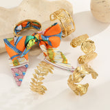 Textured Wide Cuff Bracelet