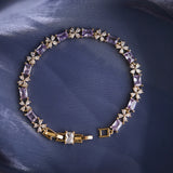 Midsummer Night’s Dream Purple Zircon Bracelet – Unique Vintage-Inspired Luxury Jewelry