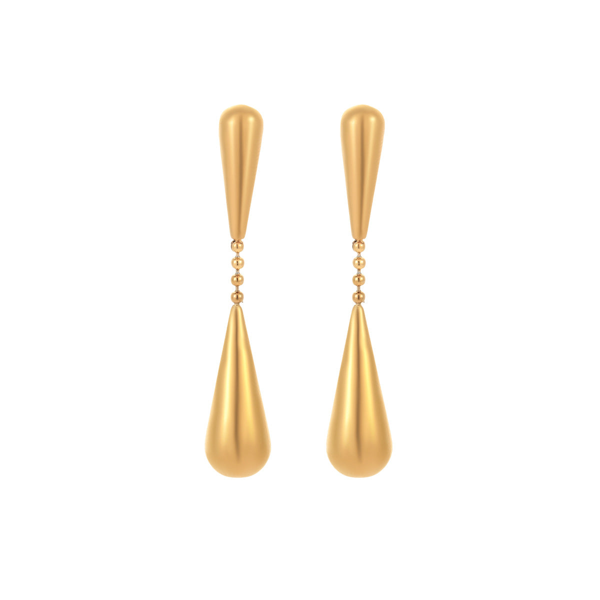 Minimalist Geometric Teardrop Earrings