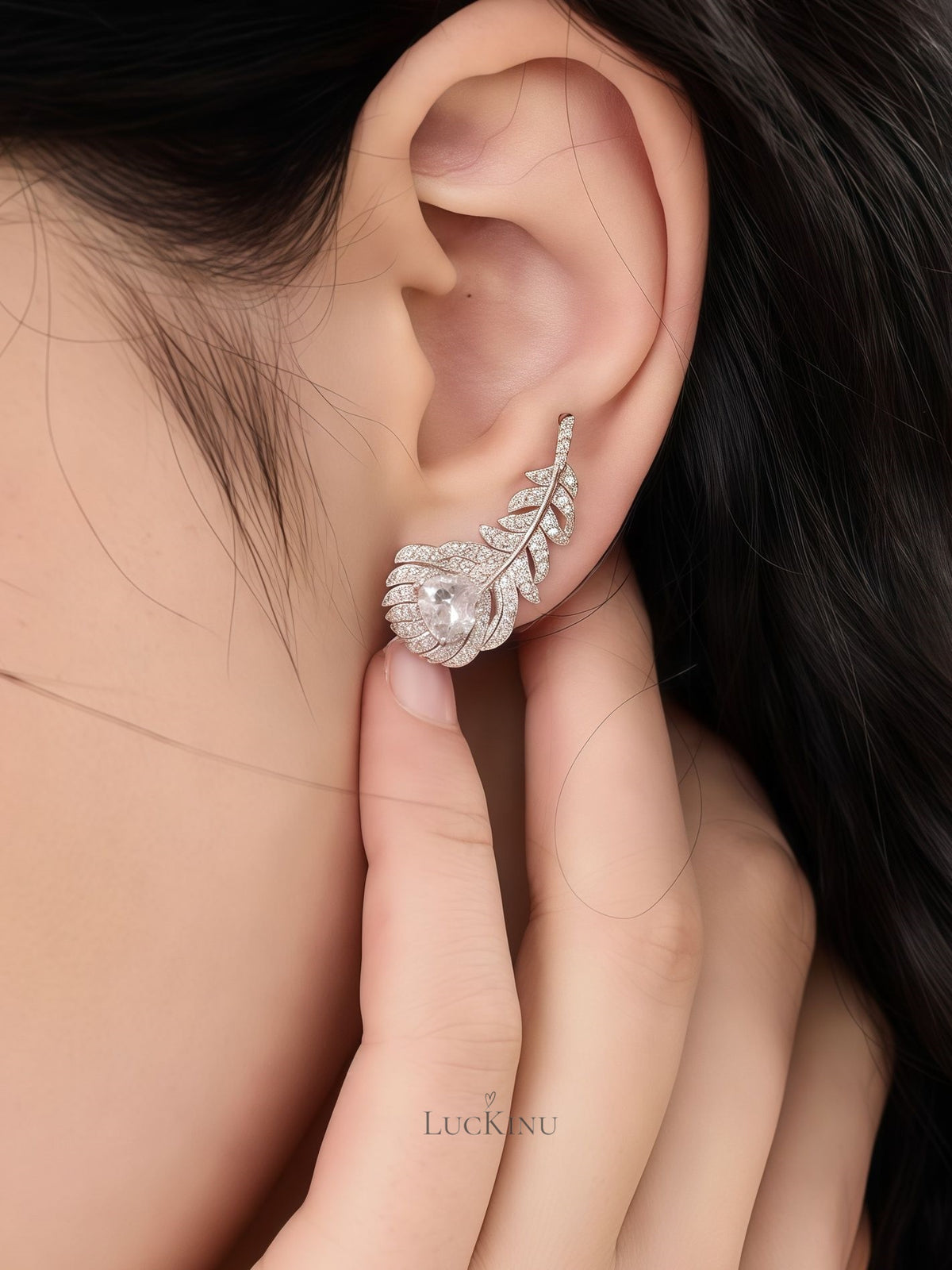 Feather Radiance Earrings