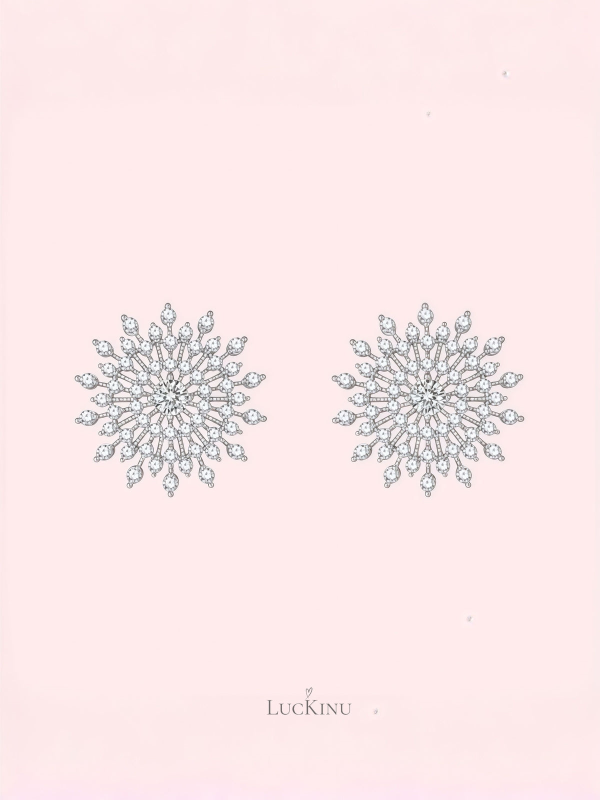 Firework Snowflake Earrings