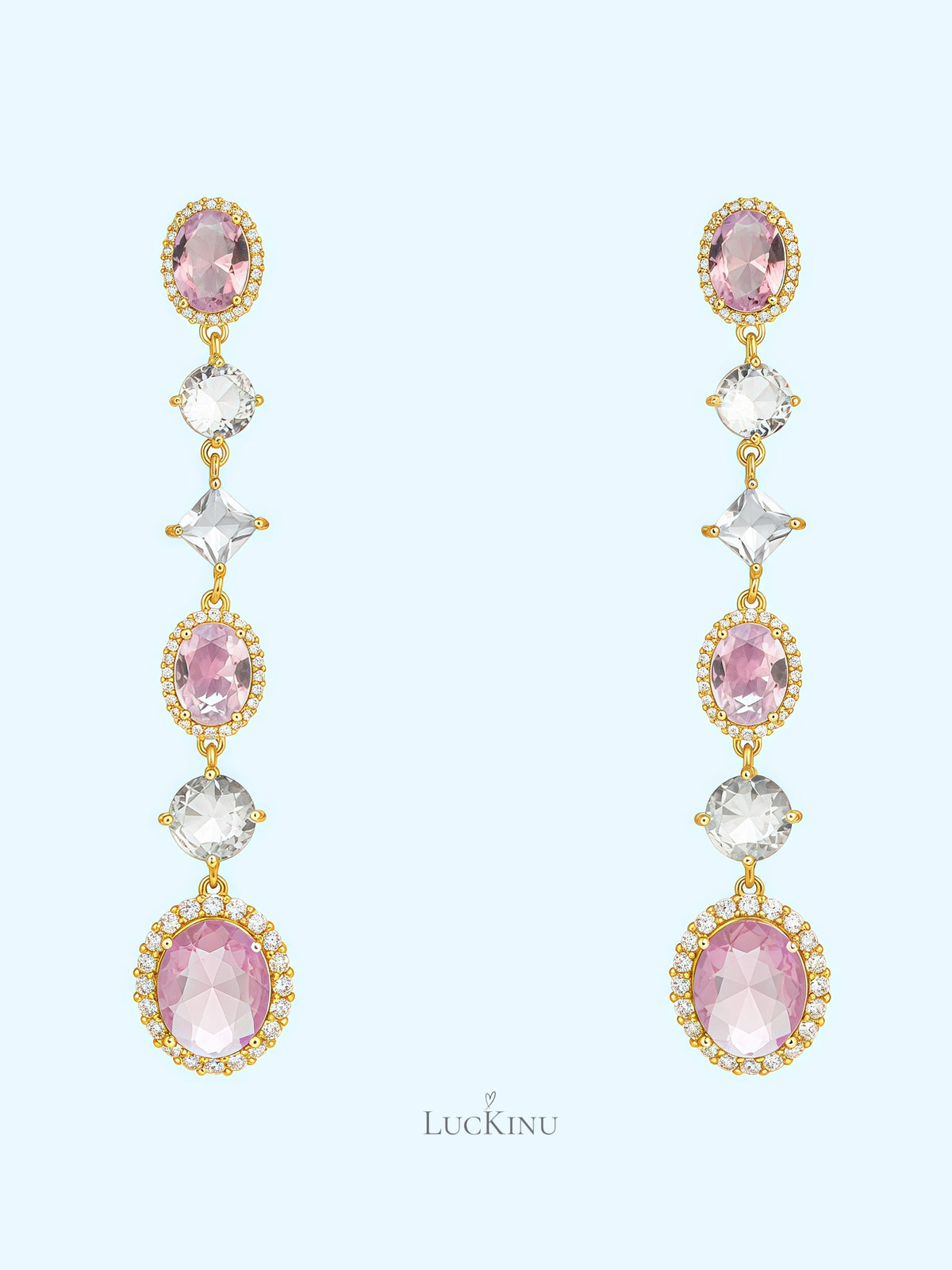 Blush Tassel Earrings