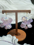 Purple Bloom Earring