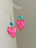 Rose and pure love earring