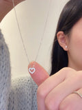 S925 Sterling Silver Mini Heart Necklace