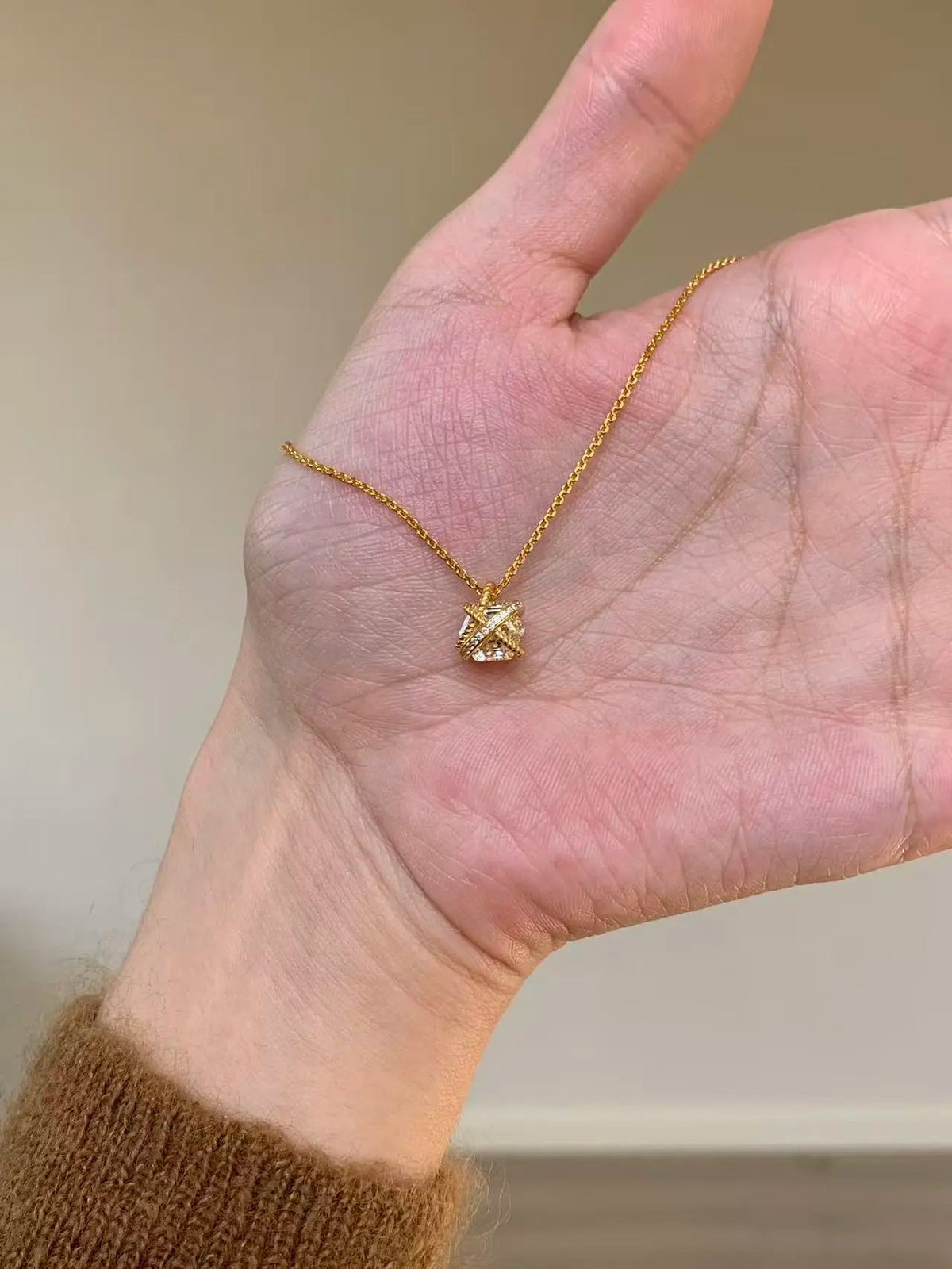 925 Silver Starlight Knot Necklace